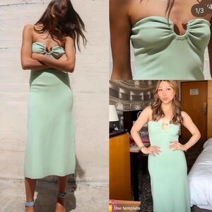 Viral Zara mermaid dress, worn once, size smalll